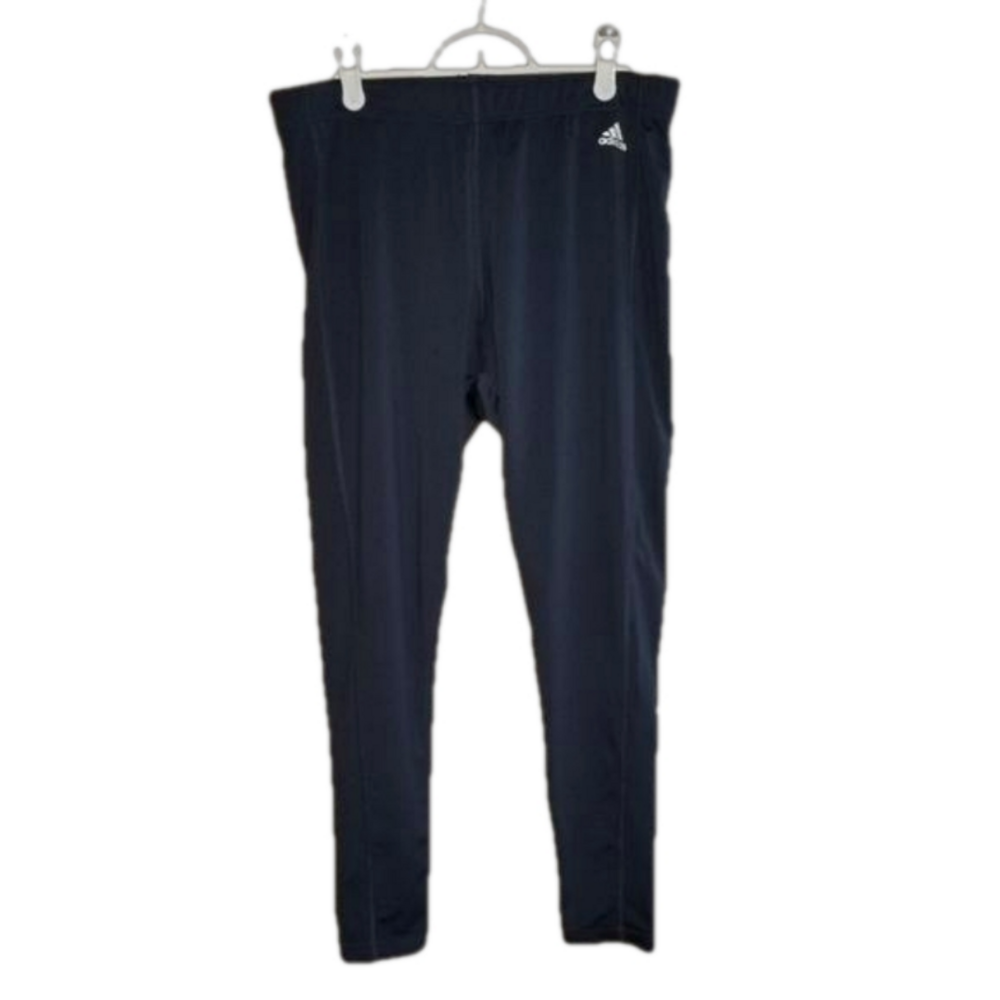 Adidas Womens Blue Climalite Activewear Leggings Label Reads Size XL